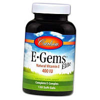 Витамин Е, E-Gems Elite, Carlson Labs