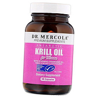 Масло криля для женщин, Antarctic Krill Oil for Women, Dr. Mercola
