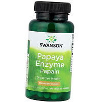 Фермент папайи Папаин, Papaya Enzyme Papain 100, Swanson