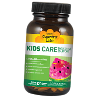 Пищеварительные ферменты для детей, Kids Care Digestive Support, Country Life