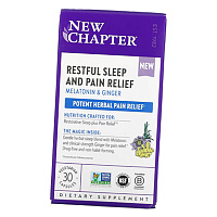 Комплекс для хорошего сна, Restful Sleep and Pain Relief, New Chapter