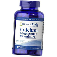 Кальций Магний Витамин Д3, Calcium Magnesium plus Vitamin D3 Caps, Puritan's Pride