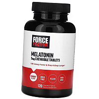 Мелатонин для сна, Melatonin 5 Chewable, Force Factor
