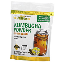 Порошок чайного гриба, имбирь и лимон, Kombucha Powder Ginger Lemon, California Gold Nutrition