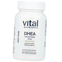 Дегидроэпиандростерон, DHEA (Micronized) 10, Vital Nutrients