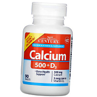 Кальций Д3, Calcium 500 + D3 200, 21st Century