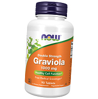 Гравиола таблетки, Double Strength Graviola 1000, Now Foods