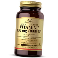 Витамин Е, Смесь токоферолов, Vitamin E 1000 Vegan, Solgar