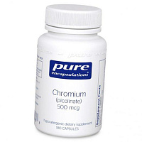 Пиколинат Хрома, Chromium Picolinate 500, Pure Encapsulations