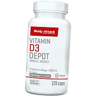 Витамин Д3, Vitamin D3 Depot, Body Attack
