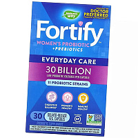 Пробиотики и пребиотик для женщин, Fortify Women's Probiotic + Prebiotics 30 Billion, Nature's Way