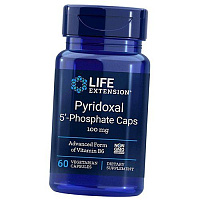 Витамин В6 (Пиридоксаль-5-Фосфат), Pyridoxal 5'-Phosphate 100, Life Extension