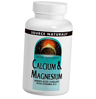 Кальций Магний Витамин Д3, Calcium & Magnesium, Source Naturals