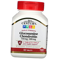 Глюкозамин Хондроитин, Triple Strength Glucosamine Chondroitin, 21st Century