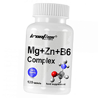 Магний Цинк В6, Mg + Zn + B6 Complex, Iron Flex