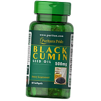 Масло черного тмина, Black Cumin Seed Oil 500, Puritan's Pride