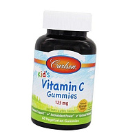 Жевательный Витамин С для детей, Kid's Vitamin C 125, Carlson Labs
