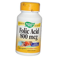 Фолиевая кислота, Folic Acid 800, Nature's Way