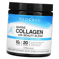 Морской коллаген и Гиалуроновая кислота, Marine Collagen with Beauty Blend, Neocell