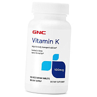 Витамин К с Кальцием, Vitamin K 100, GNC