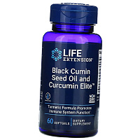 Масло семян черного тмина и куркумин, Black Cumin Seed Oil and Curcumin Elite, Life Extension