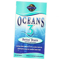 Омега 3 для мозга, Oceans 3 Better Brain, Garden of Life