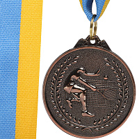 Медаль спортивная с лентой Большой Теннис C-8759