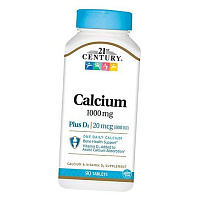 Кальций Д3, Calcium 1000+D3, 21st Century