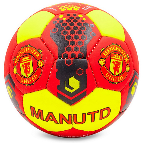Мяч футбольный Manchester FB-0047-5101 (№5 Красно-желтый)