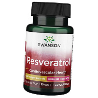 Ресвератрол, Экстракт корня полигонума, Resveratrol 250, Swanson 
