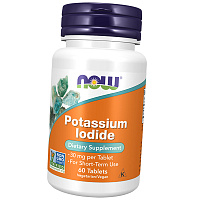 Йодистый Калий, Potassium Iodide 30, Now Foods