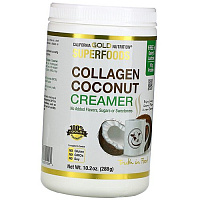 Кокосовые Сливки с Коллагеном, Collagen Coconut Creamer Powder, California Gold Nutrition