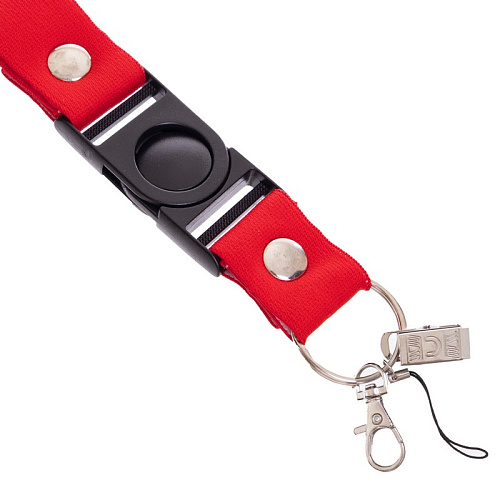 Шнурок для ключей на шею Brembo M-4559-29 (  Красный)