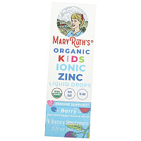 Органические детские капли с ионизированным цинком, Organic Kids Ionic Zinc Liquid Drops 4-13 Years, MaryRuth's