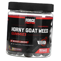 Экстракт Горянки с селеном, Fundamentals Horny Goat Weed Gummies, Force Factor