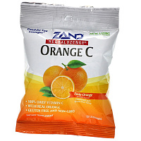 Леденцы с травами и витамином С, Herbalozenge Orange C, Zand