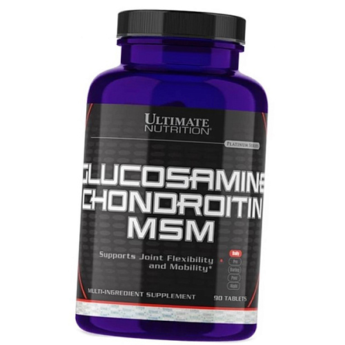 Купити Глюкозамін Хондроїтин МСМ, Glucosamine & Chondroitin & MSM, Ultimate Nutrition , Ultimate Nutrition