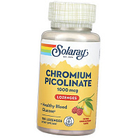 Хром Пиколинат, Chromium Picolinate 1000 Lozenges, Solaray