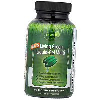 Комплекс витаминов для мужчин, Men's Living Green Liquid-Gel Multi, Irwin Naturals