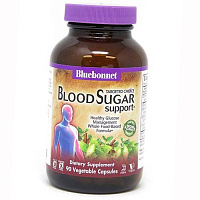 Комплекс для нормализации сахара в крови, Blood Sugar Support, Bluebonnet Nutrition