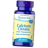 Кальций Цитрат и Витамин Д3, Calcium Citrate with Vitamin D, Puritan's Pride