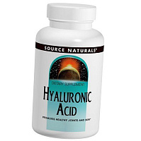 Гиалуроновая кислота с Коллагеном и Хондроитином, Hyaluronic Acid 100, Source Naturals