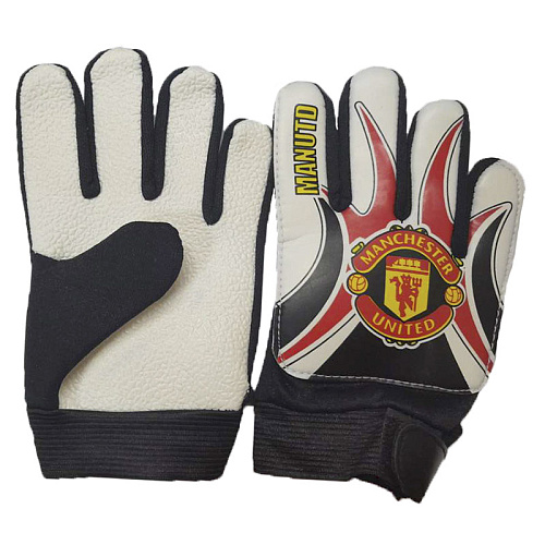 Перчатки вратарские юниорские Manchester FB-0028-08 (4 Черно-белый)