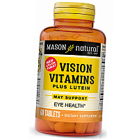 Витамины для глаз с лютеином, Vision Vitamins Plus Lutein, Mason Natural