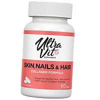 Витамины для кожи, волос и ногтей, UltraVit Skin, Nails & Hair, VP laboratory