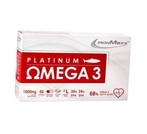 Купити Омега 3 капсули, Platinum Omega 3, IronMaxx 