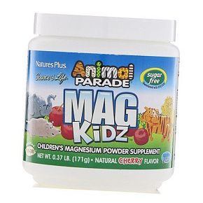Магний для детей, Animal Parade Children's Magnesium Powder, Nature's Plus