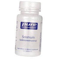 Селенометионин, Selenium Selenomethionine, Pure Encapsulations