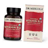 Органический Витамин В12, Organic Chewable Vitamin B12, Dr. Mercola