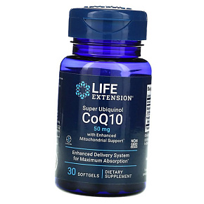 Убихинол, Super Ubiquinol CoQ10 50, Life Extension 